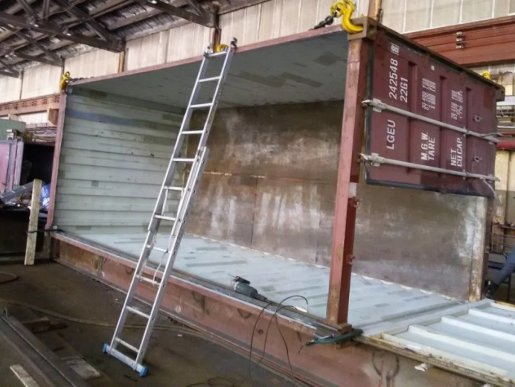 Ремонт сухогрузных и рефрижераторных контейнеров стоимость ремонта и где отремонтировать - Калининград