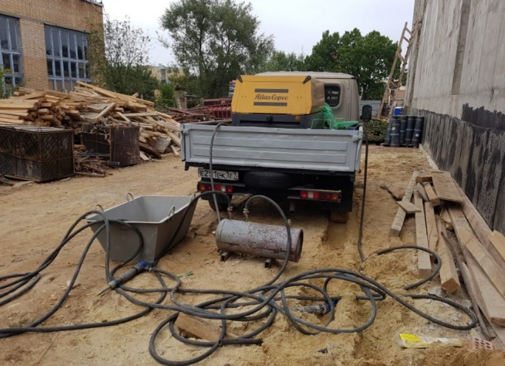 Компрессор Прокат компрессора Atlas Copco 287Cd с отбойными молотками взять в аренду, заказать, цены, услуги - Калининград