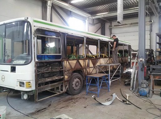 Ремонт автобусов, замена стекол, ремонт кузова стоимость ремонта и где отремонтировать - Калининград