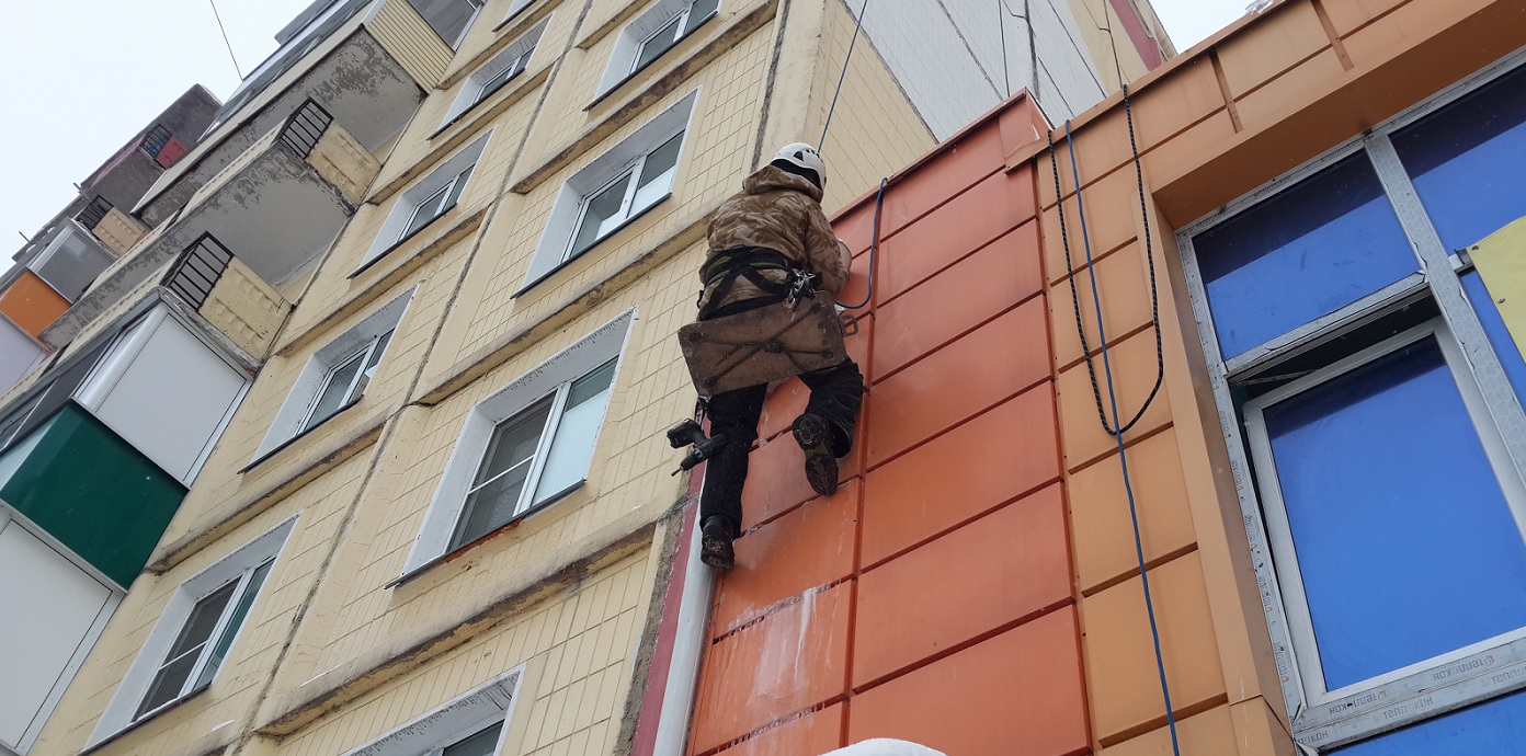 Услуги промышленных альпинистов для высотных работ в Багратионовске